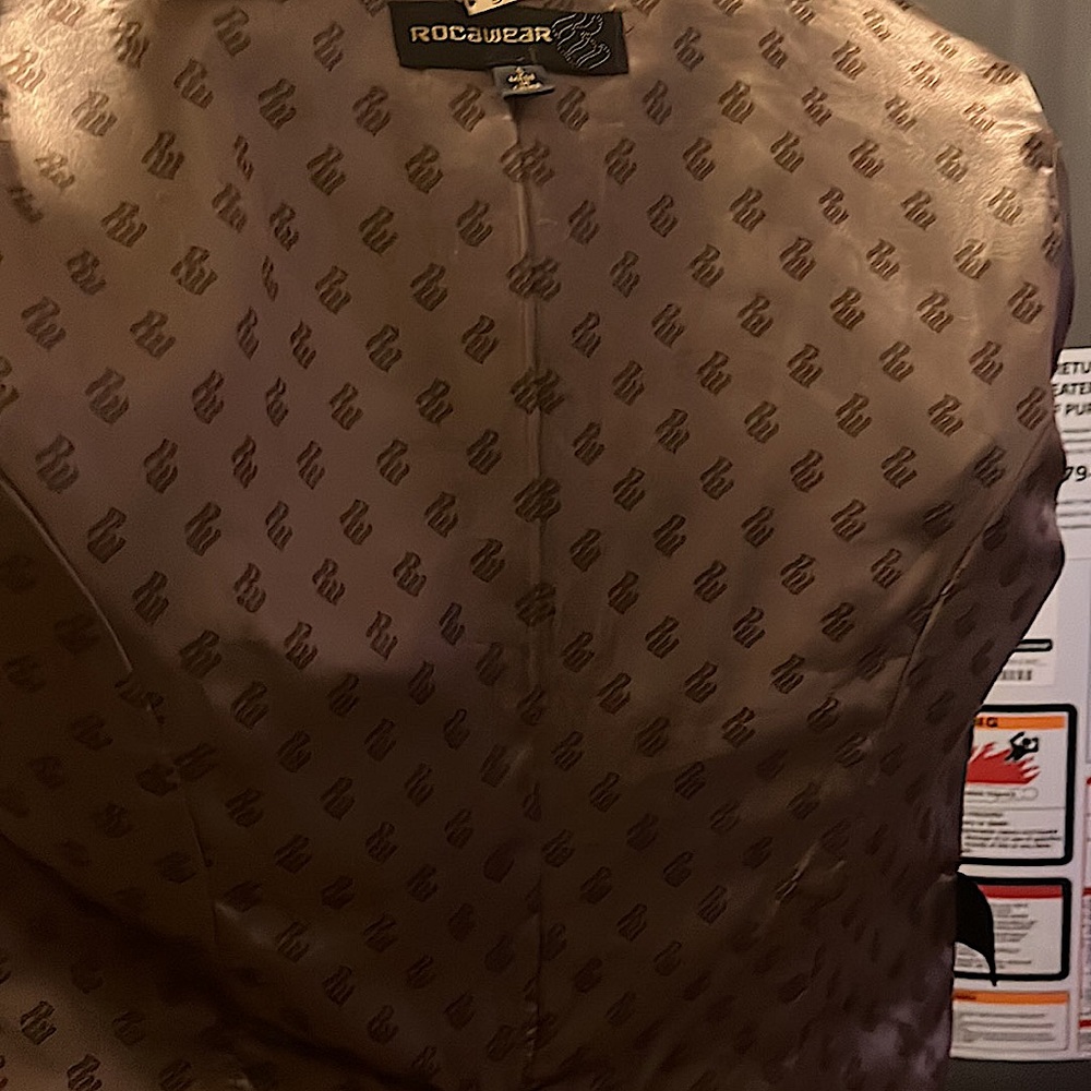 Rare Genuine rabbit fur Rocawear jacket - Picture 6 of 8
